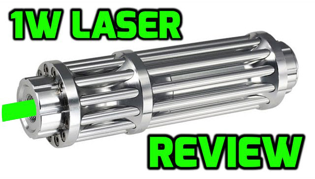 100mw Gatling 532nm Green Burning Laser Pointer Review